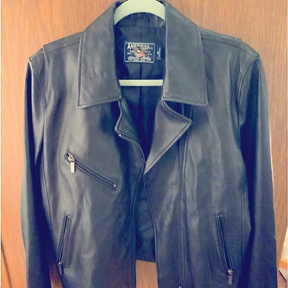Black Leather XL Jacket Good Condition!!